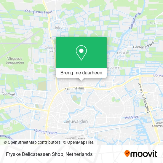 Fryske Delicatessen Shop kaart