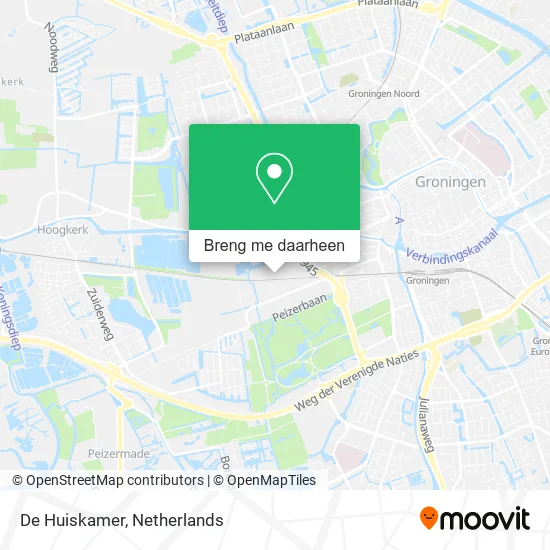 De Huiskamer kaart
