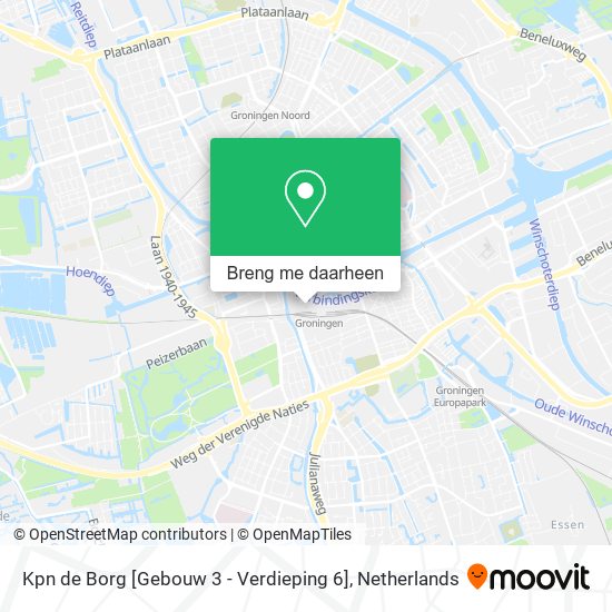 Kpn de Borg [Gebouw 3 - Verdieping 6] kaart