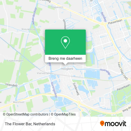 The Flower Bar kaart