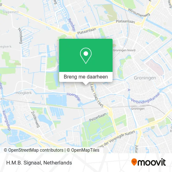 H.M.B. Signaal kaart