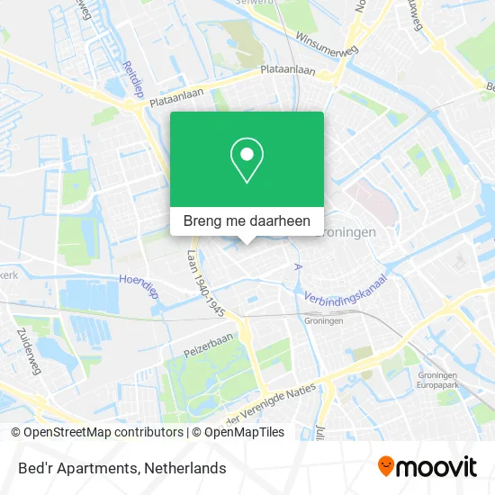 Bed'r Apartments kaart