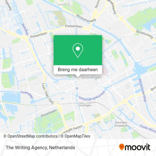 The Writing Agency kaart