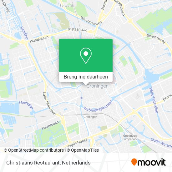 Christiaans Restaurant kaart