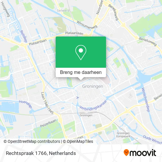 Rechtspraak 1766 kaart