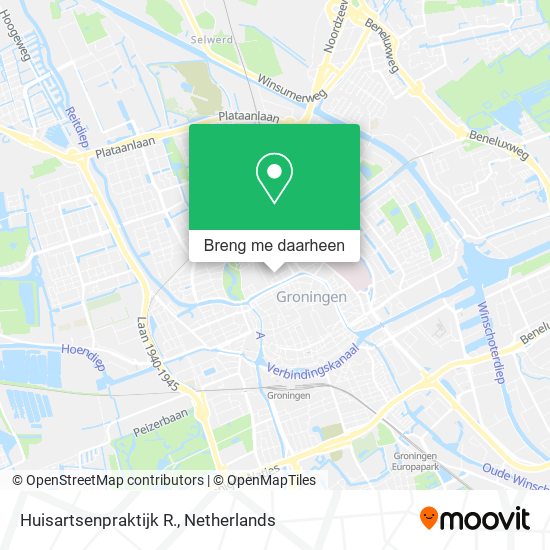 Huisartsenpraktijk R. kaart