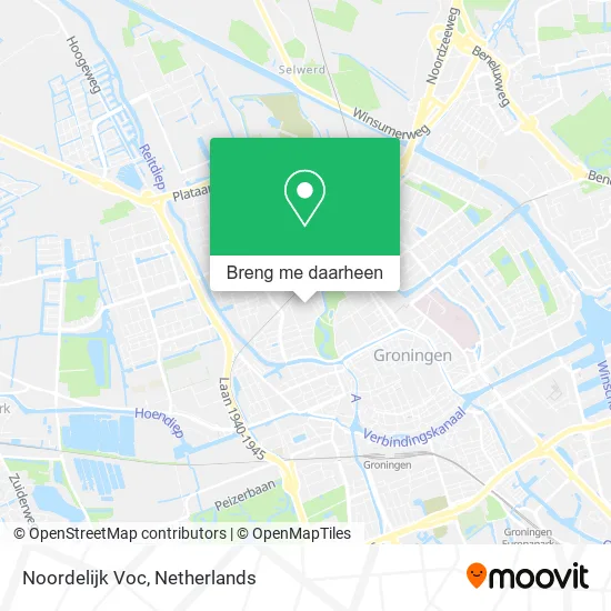 Noordelijk Voc kaart