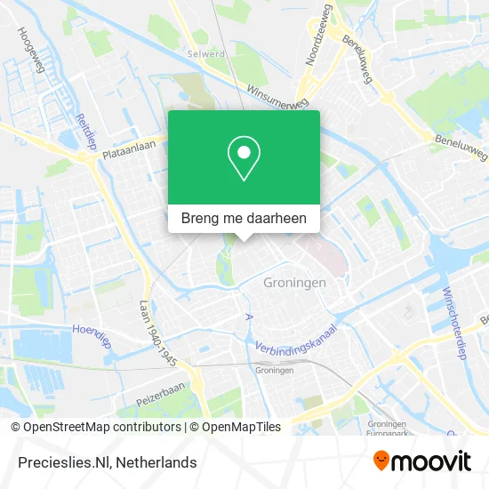 Precieslies.Nl kaart