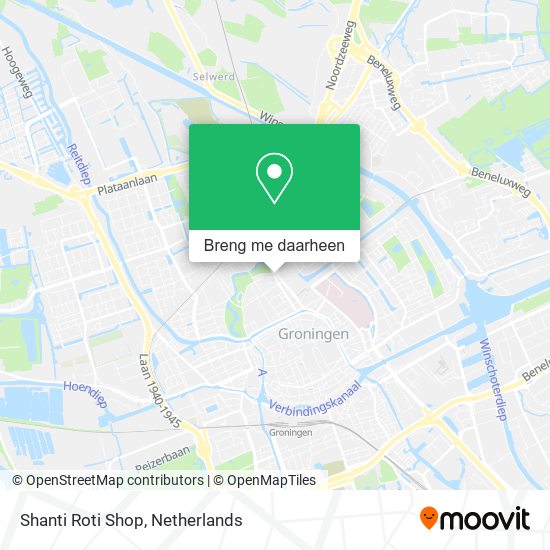 Shanti Roti Shop kaart