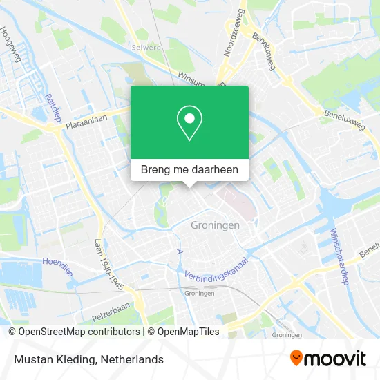 Mustan Kleding kaart