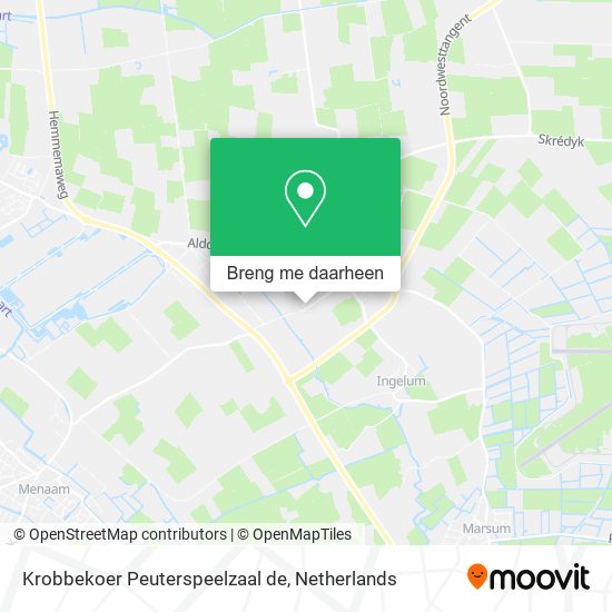 Krobbekoer Peuterspeelzaal de kaart