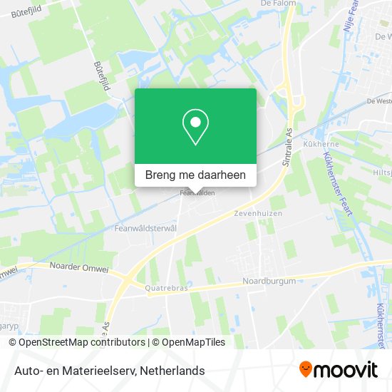 Auto- en Materieelserv kaart