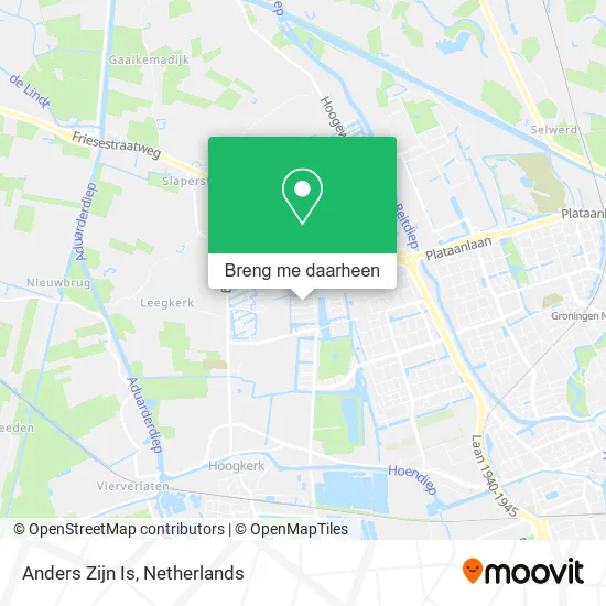 Anders Zijn Is kaart