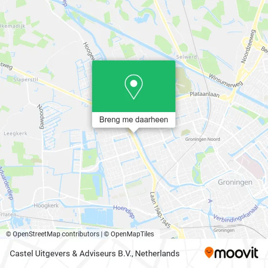Castel Uitgevers & Adviseurs B.V. kaart