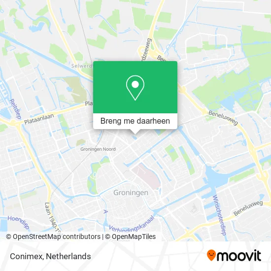 Conimex kaart