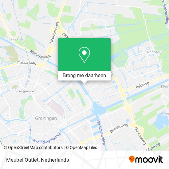 Meubel Outlet kaart