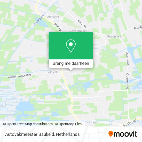 Autovakmeester Bauke d kaart
