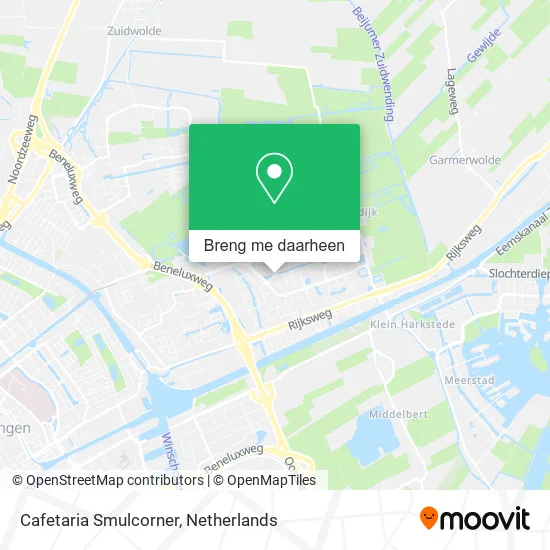 Cafetaria Smulcorner kaart