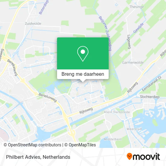 Philbert Advies kaart