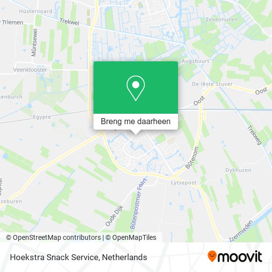 Hoekstra Snack Service kaart