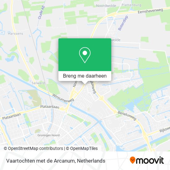 Vaartochten met de Arcanum kaart