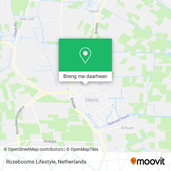 Rozebooms Lifestyle kaart