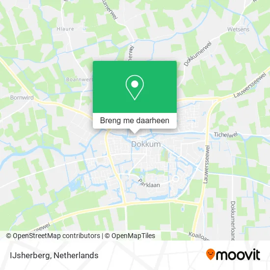 IJsherberg kaart