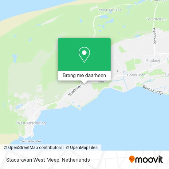 Stacaravan West Meep kaart