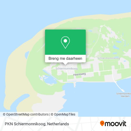 PKN Schiermonnikoog kaart
