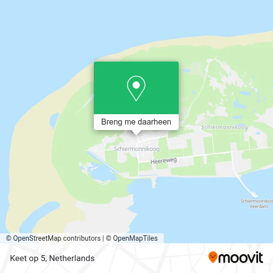 Keet op 5 kaart