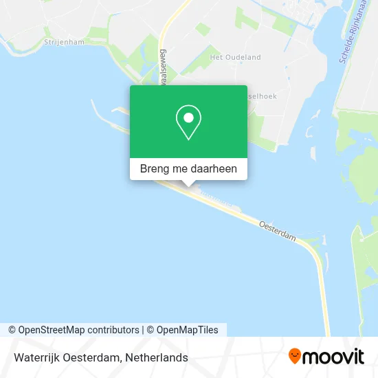 Waterrijk Oesterdam kaart