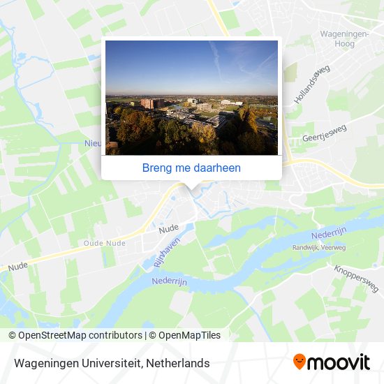 Wageningen Universiteit kaart