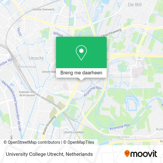 University College Utrecht kaart