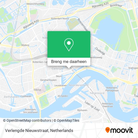 Verlengde Nieuwstraat kaart