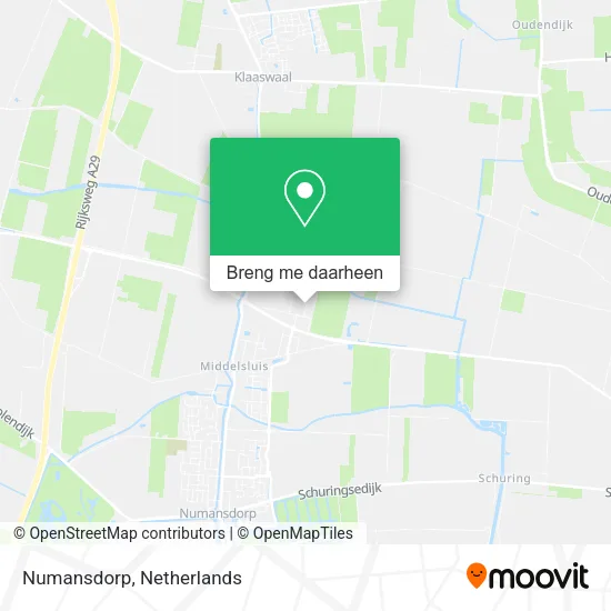 Numansdorp kaart