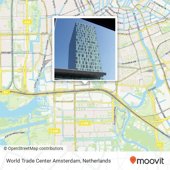 World Trade Center Amsterdam kaart