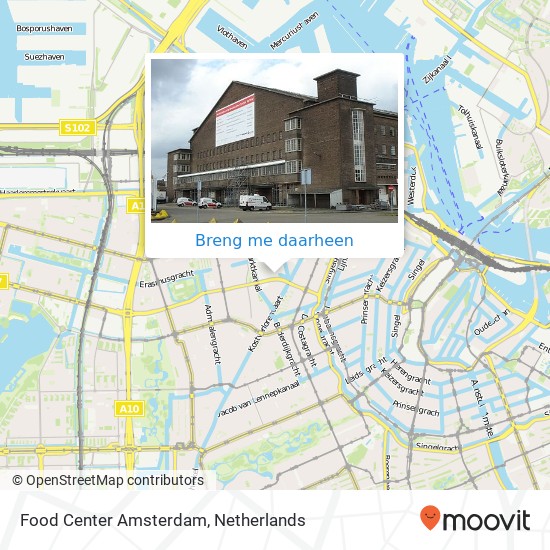 Food Center Amsterdam kaart