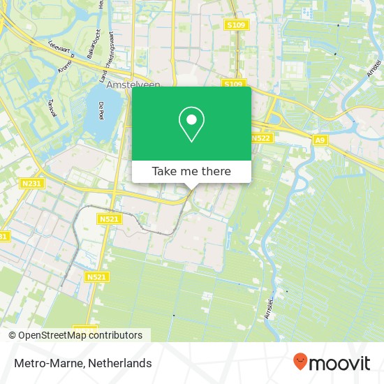 Metro-Marne kaart