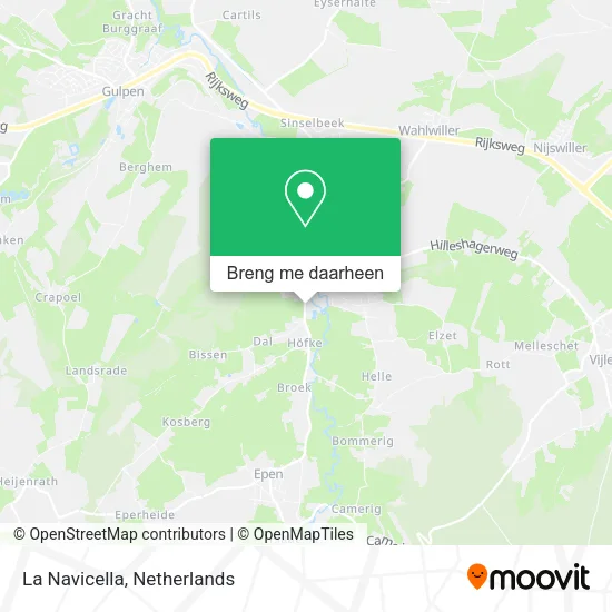 La Navicella kaart