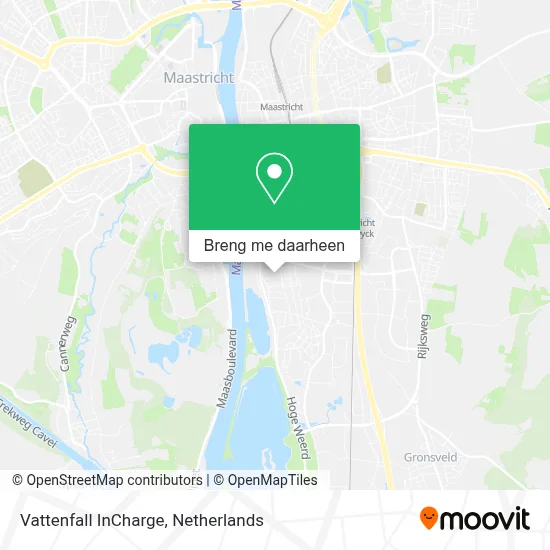 Vattenfall InCharge kaart