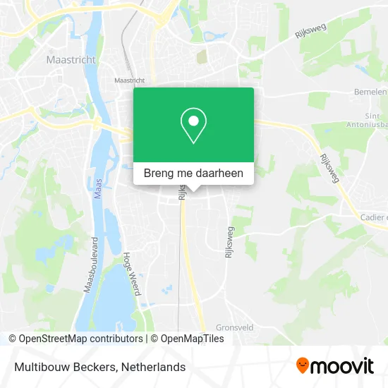 Multibouw Beckers kaart
