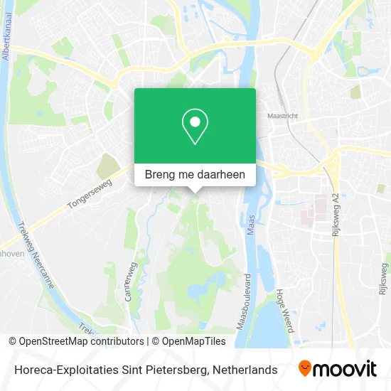 Horeca-Exploitaties Sint Pietersberg kaart