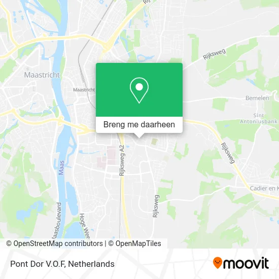 Pont Dor V.O.F kaart