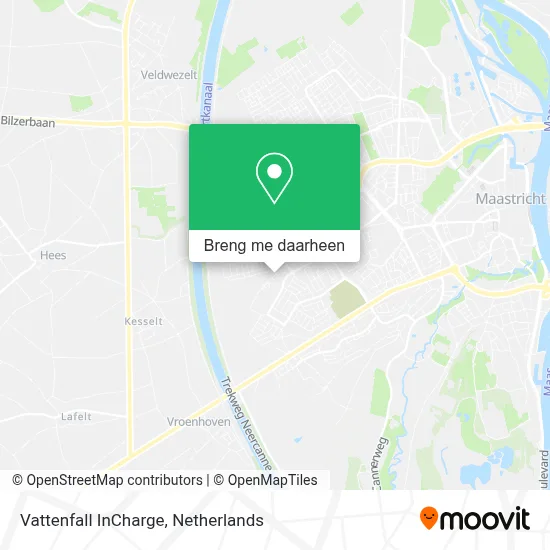 Vattenfall InCharge kaart