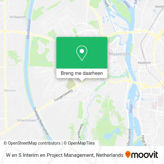 W en S Interim en Project Management kaart