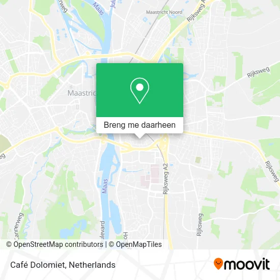 Café Dolomiet kaart