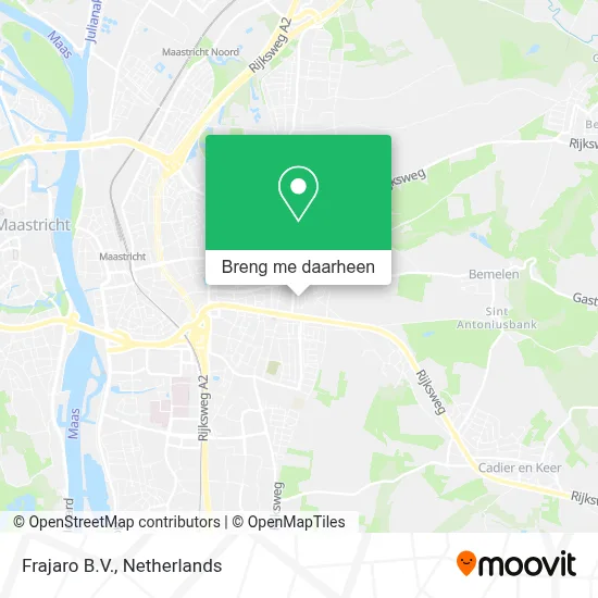 Frajaro B.V. kaart
