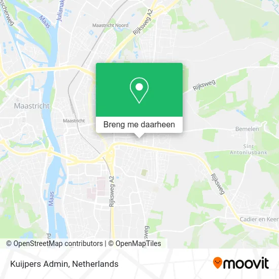 Kuijpers Admin kaart