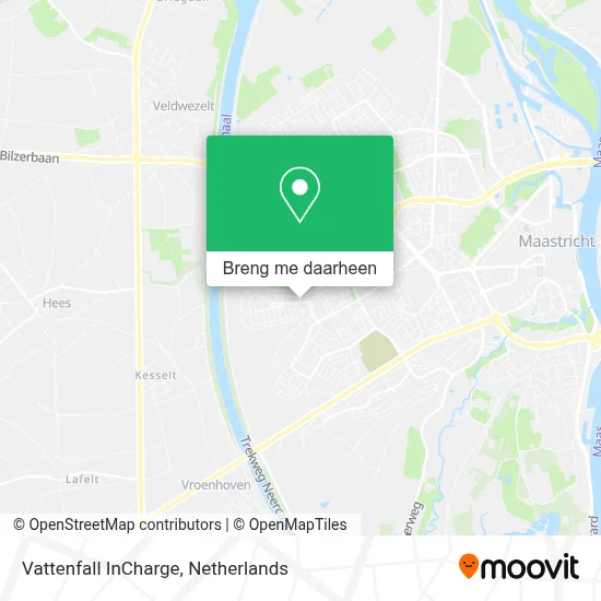 Vattenfall InCharge kaart
