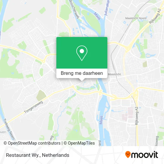 Restaurant Wy. kaart
